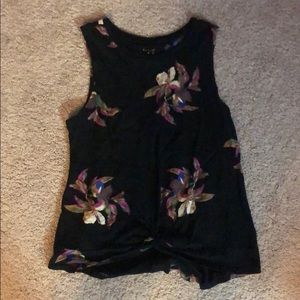 Floral tank top